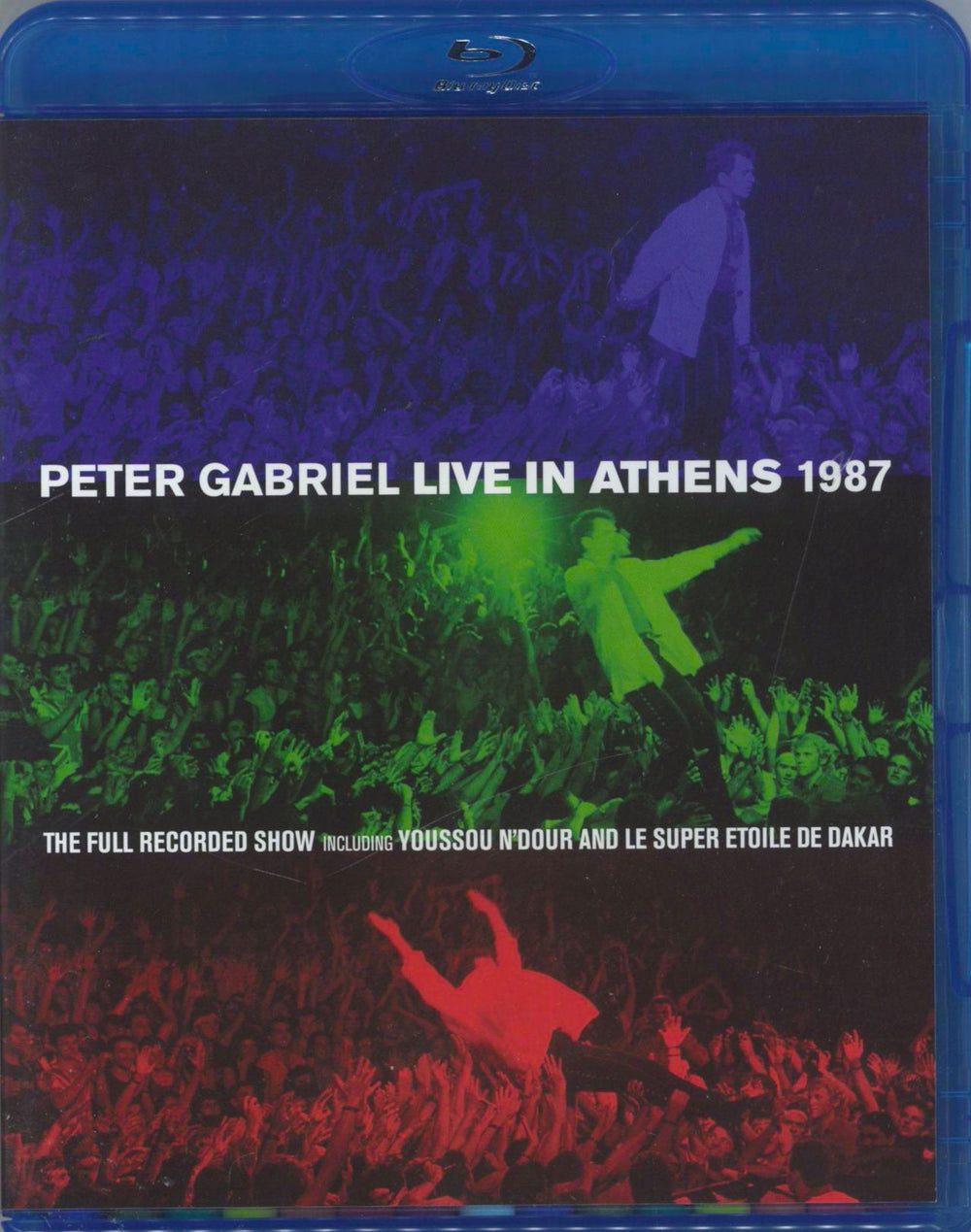 Peter Gabriel Live In Athens 1987 (The Full Recorded Show) UK Blu Ray DVD ERBRD5182