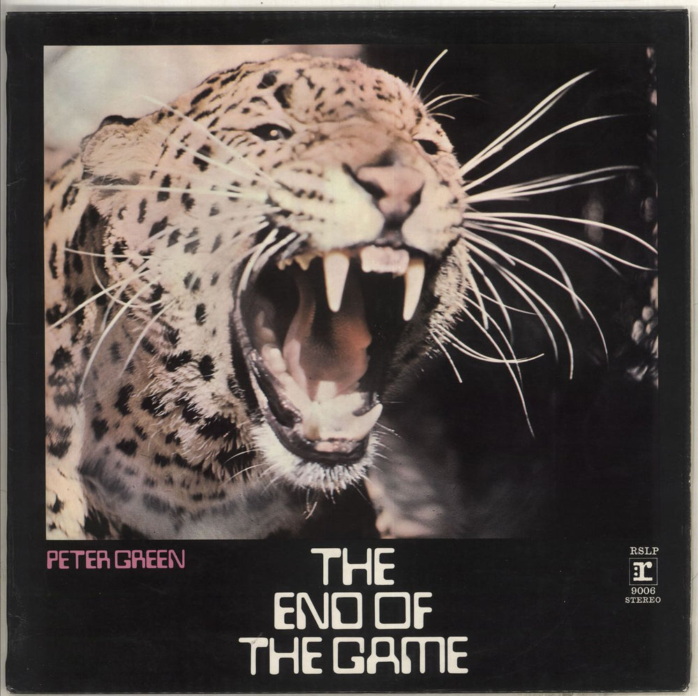 Peter Green The End Of The Game - 1st - EX UK vinyl LP album (LP record) RSLP9006