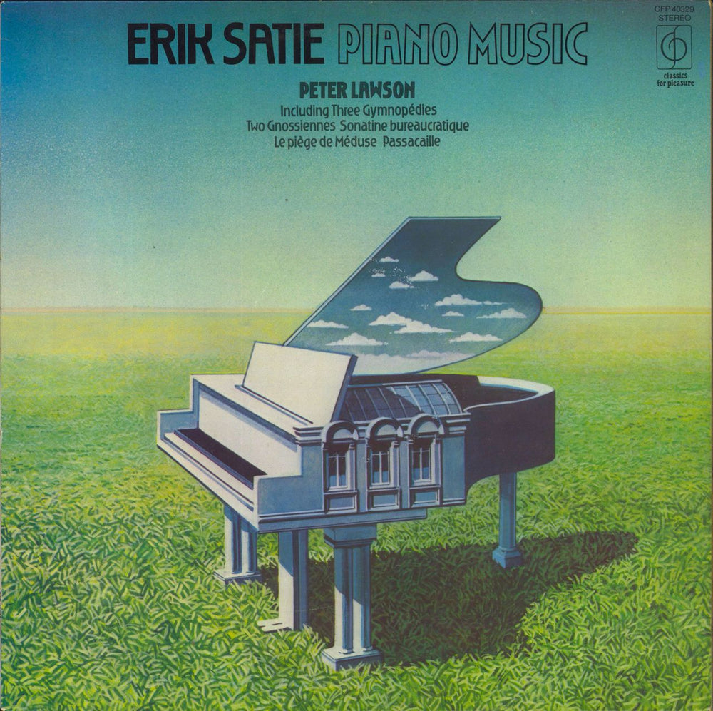 Peter Lawson Erik Satie Piano Music UK vinyl LP album (LP record) CFP40329