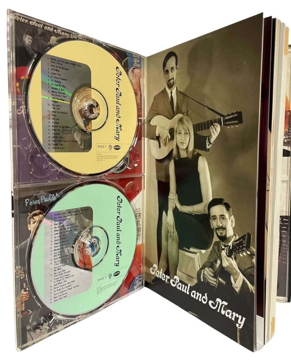 Peter Paul & Mary Carry It On US CD Album Box Set PPMDXCA786200