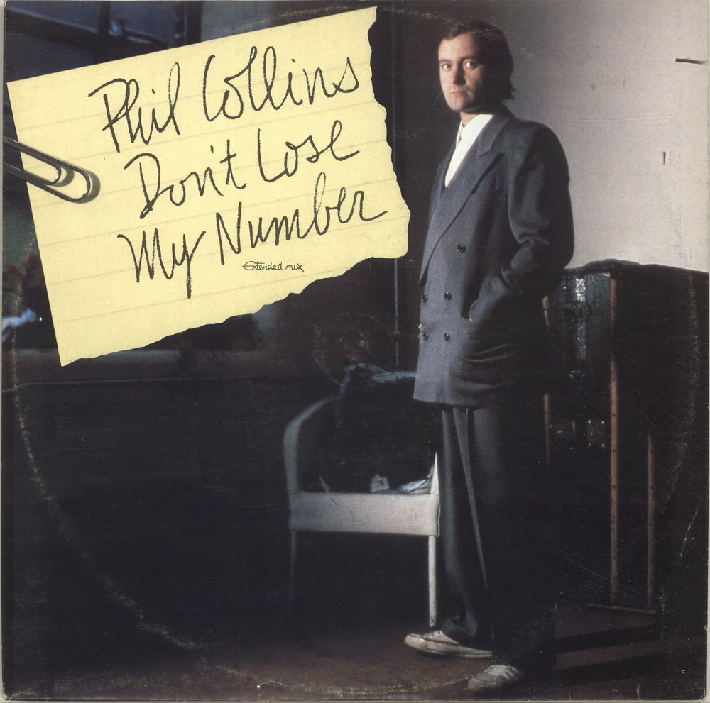 Phil Collins Don't Lose My Number Italian 12" vinyl single (12 inch record / Maxi-single) 259001-0