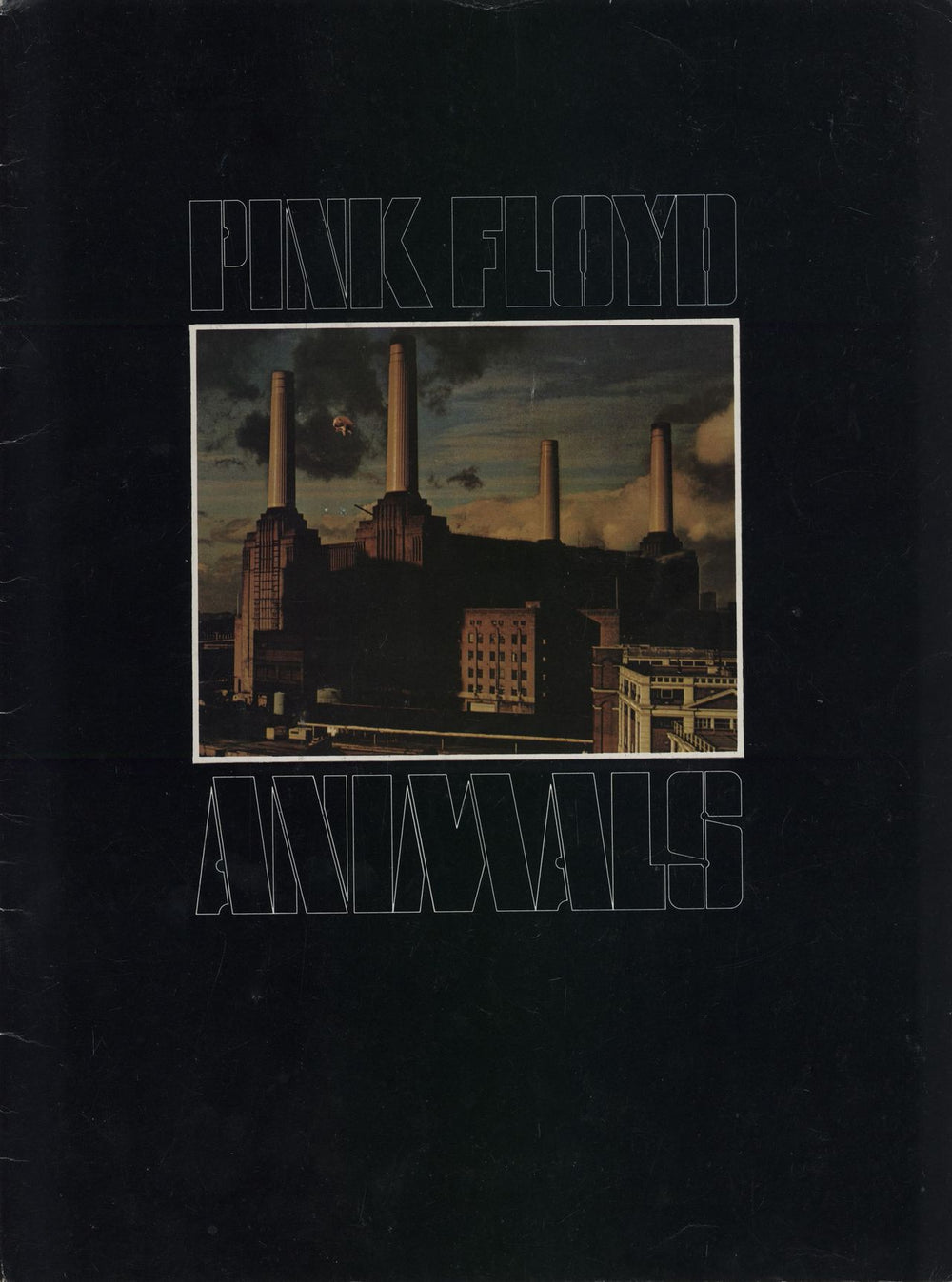 Pink Floyd Animals UK tour programme TOUR PROGRAM