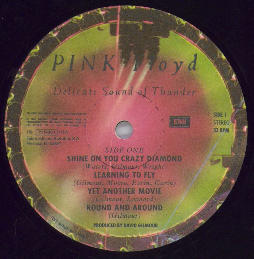 Pink Floyd Delicate Sound Of Thunder - VG Spanish 2-LP vinyl record set (Double LP Album) PIN2LDE821495