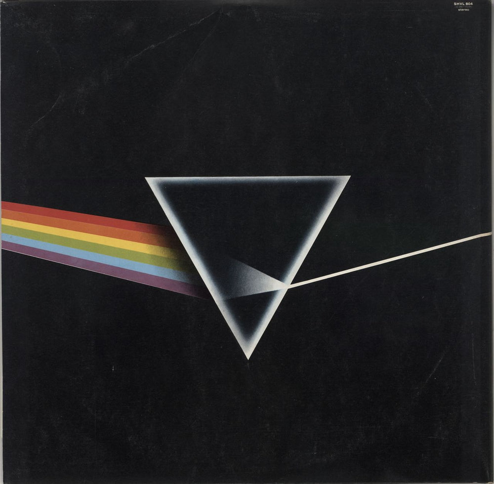 Pink Floyd The Dark Side Of The Moon - 5th + Posters - VG UK vinyl LP album (LP record)