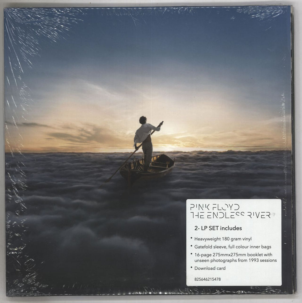 Pink Floyd The Endless River - 180gm + Shrinkwrap UK 2-LP vinyl record set (Double LP Album) 825646215478