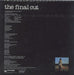 Pink Floyd The Final Cut Japanese CD album (CDLP)