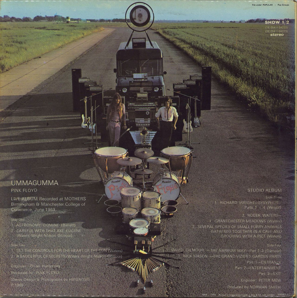 Pink Floyd Ummagumma - 2nd - EX - wol UK 2-LP vinyl record set (Double LP Album)