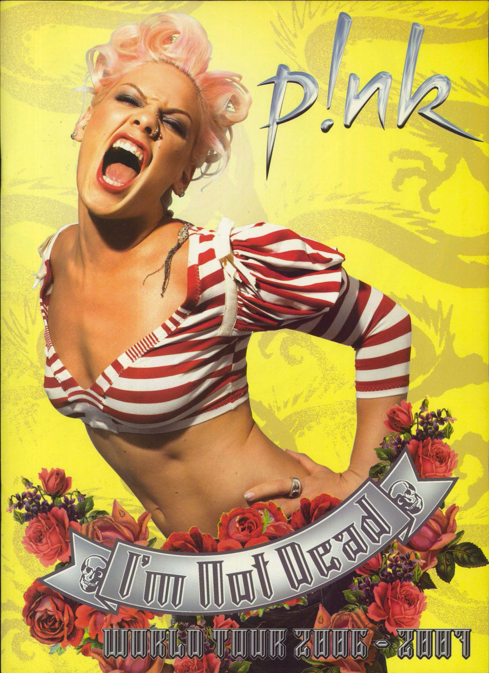 Pink I'm Not Dead UK tour programme TOUR PROGRAMME