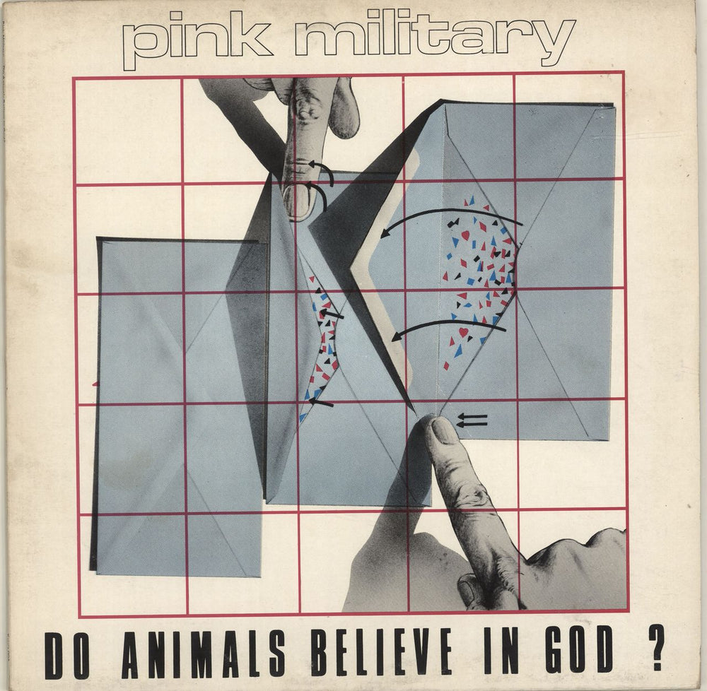 Pink Military Do Animals Believe In God? - EX UK vinyl LP album (LP record) ERICS004