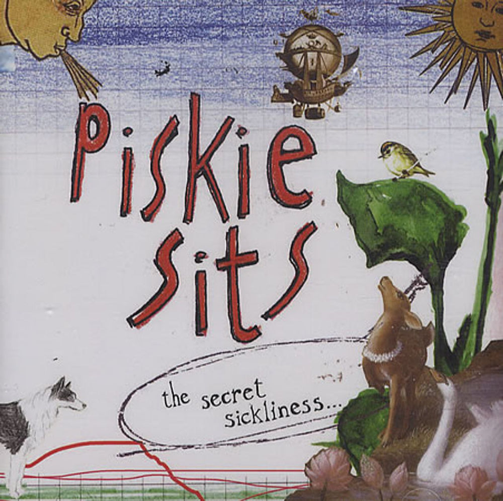 Piskie Sits The Secret Sickliness UK CD album (CDLP) WRATHCD43