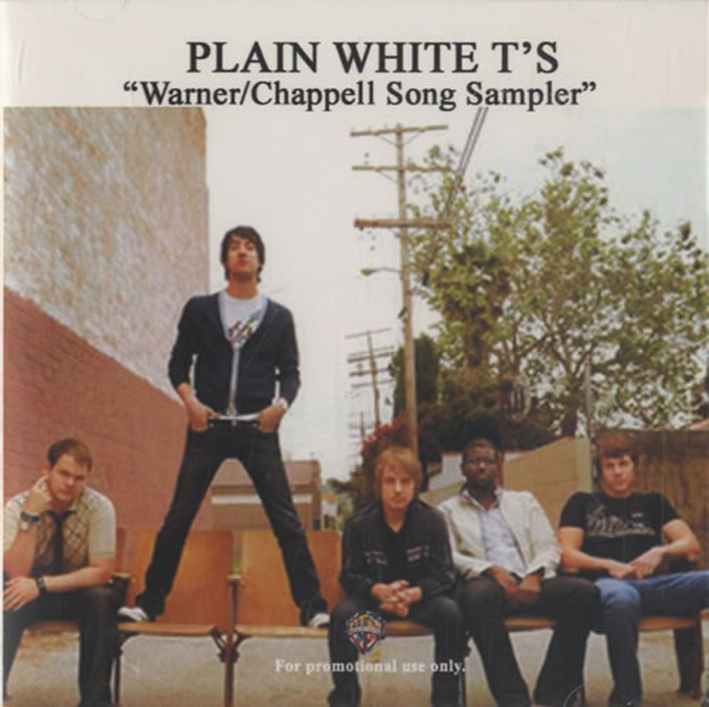 Plain White T's Warner/Chappell Song Sampler US CD-R acetate CDR ACETATE