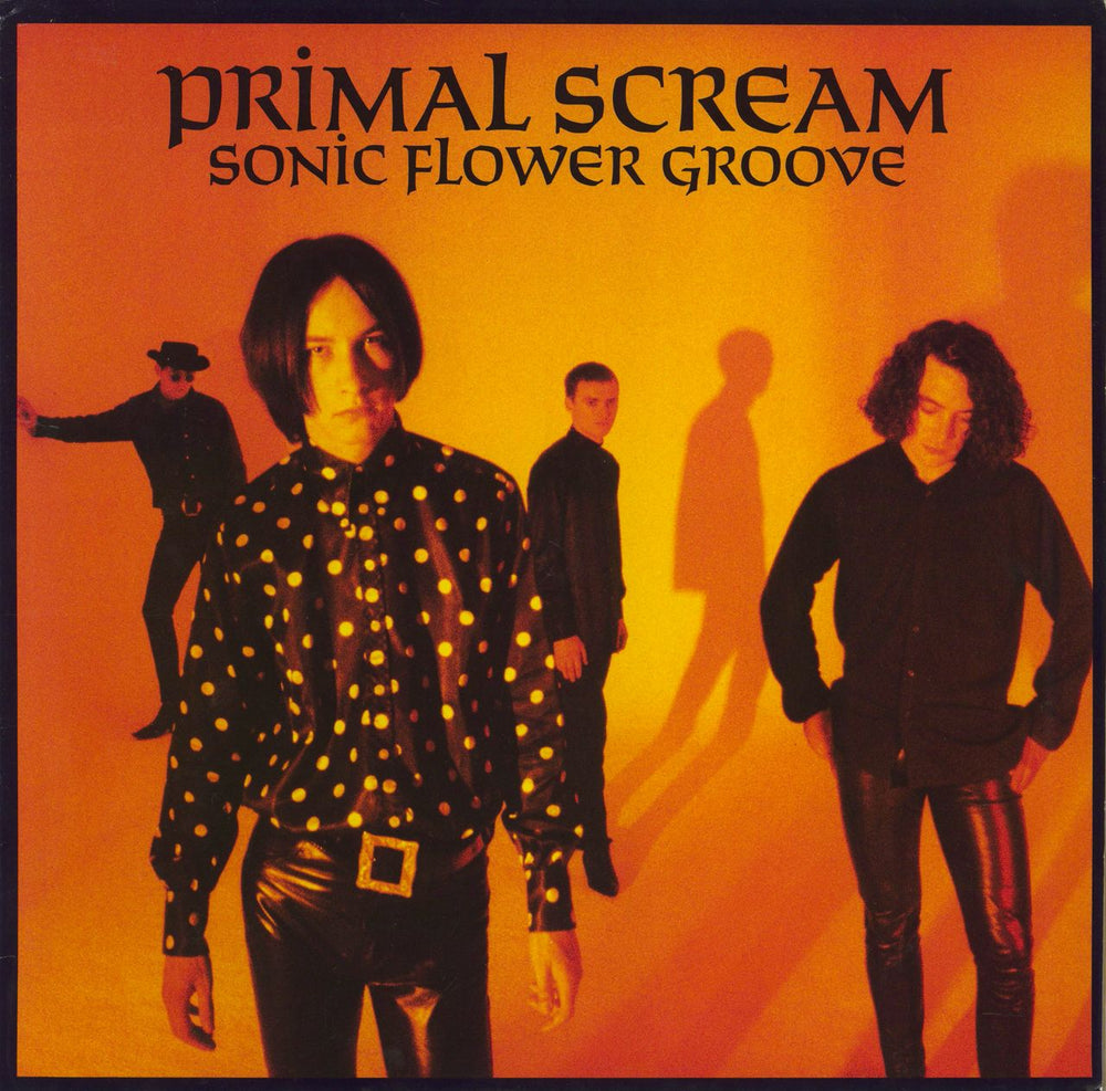 Primal Scream Sonic Flower Groove UK vinyl LP album (LP record) ELV2