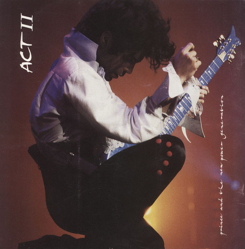 Prince Act II + Ticket Stubs UK tour programme