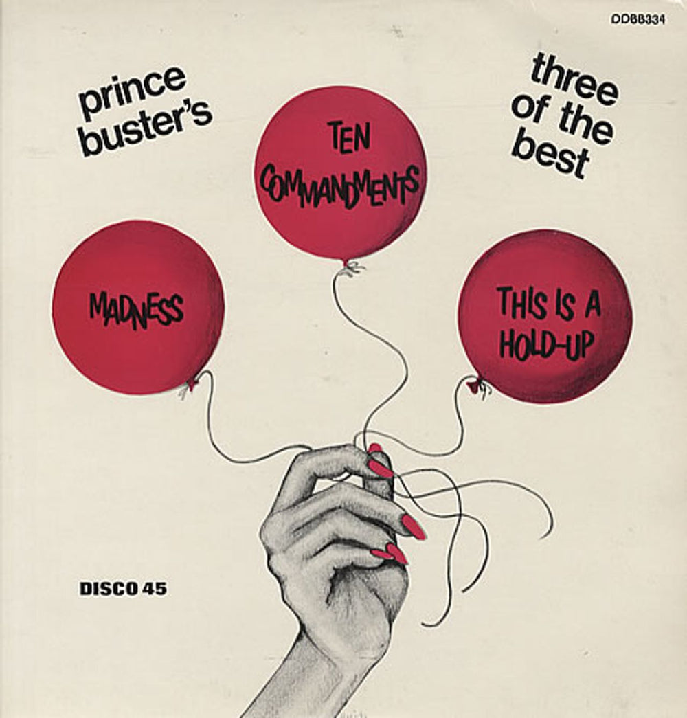 Prince Buster Prince Buster's Three Of The Best EP UK 12" vinyl single (12 inch record / Maxi-single) DDBB334