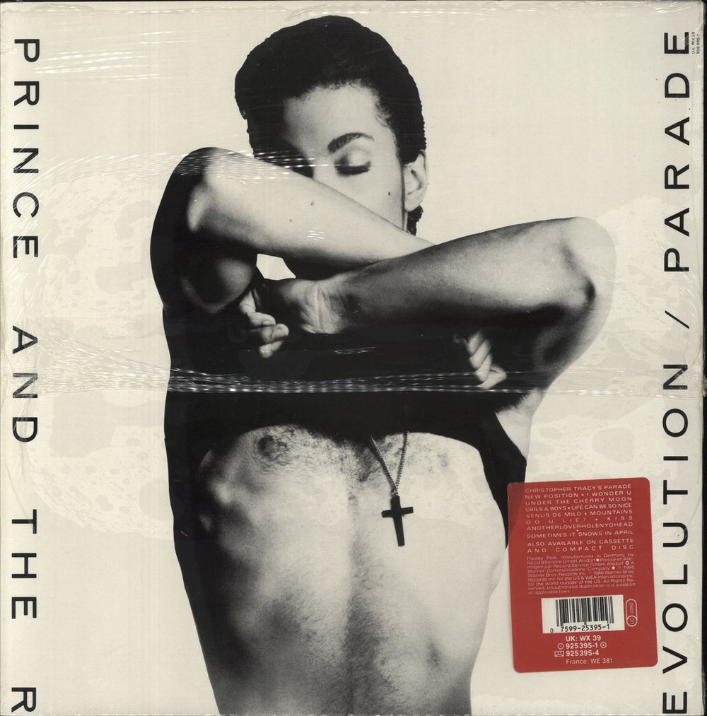 Prince Parade + Stickered Shrink UK vinyl LP album (LP record) 075992539517