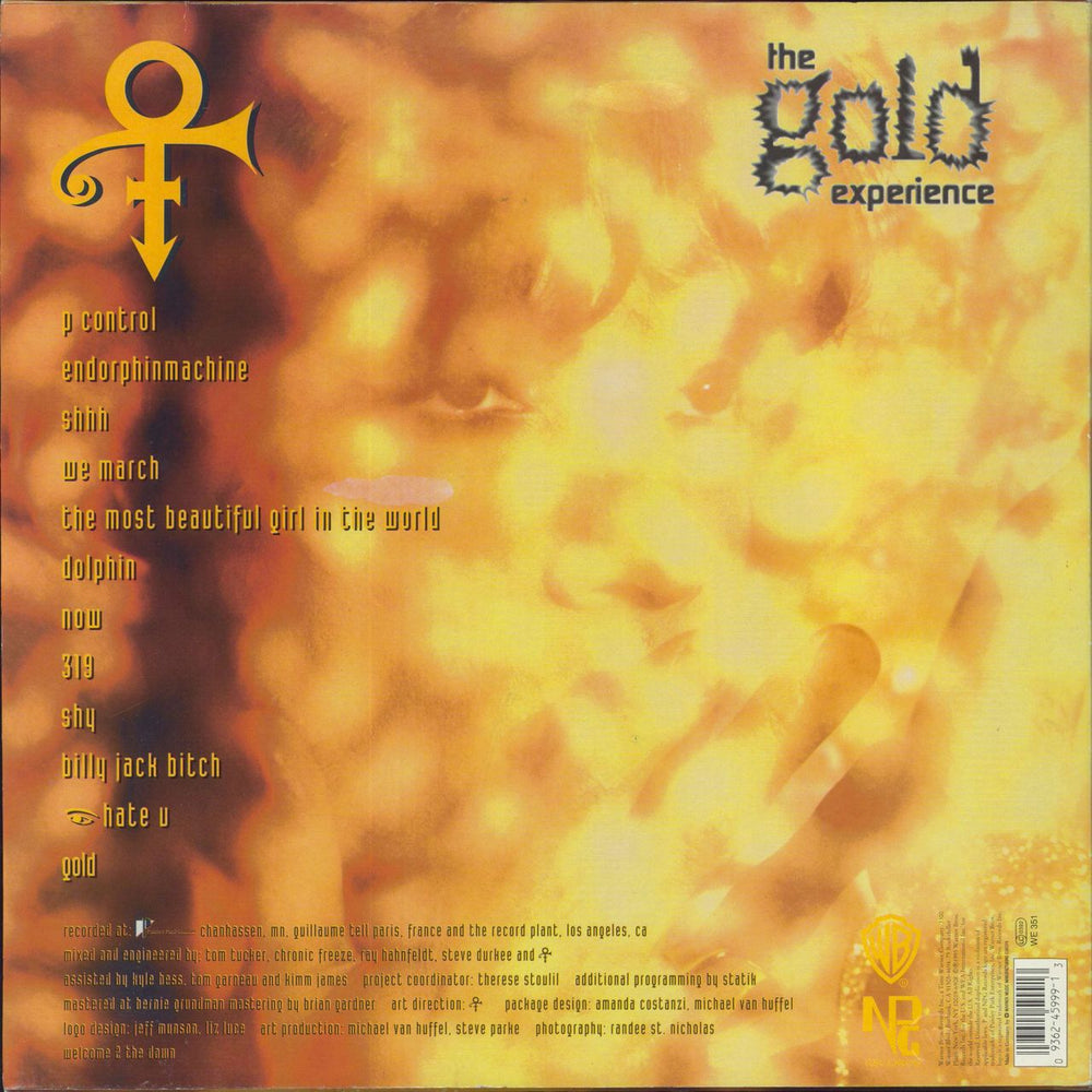 Prince The Gold Experience UK 2-LP vinyl record set (Double LP Album)