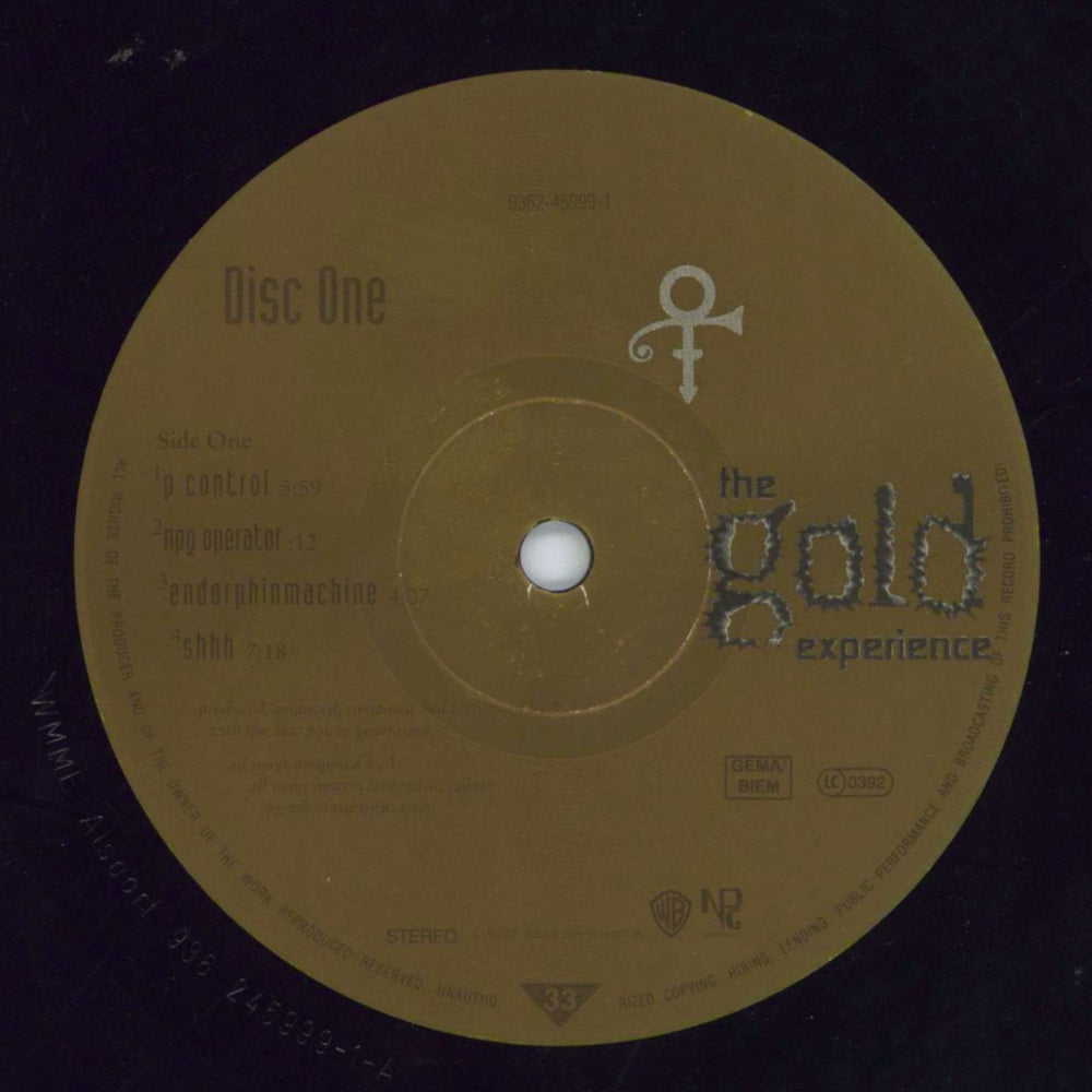 Prince The Gold Experience UK 2-LP vinyl record set (Double LP Album) PRI2LTH817142