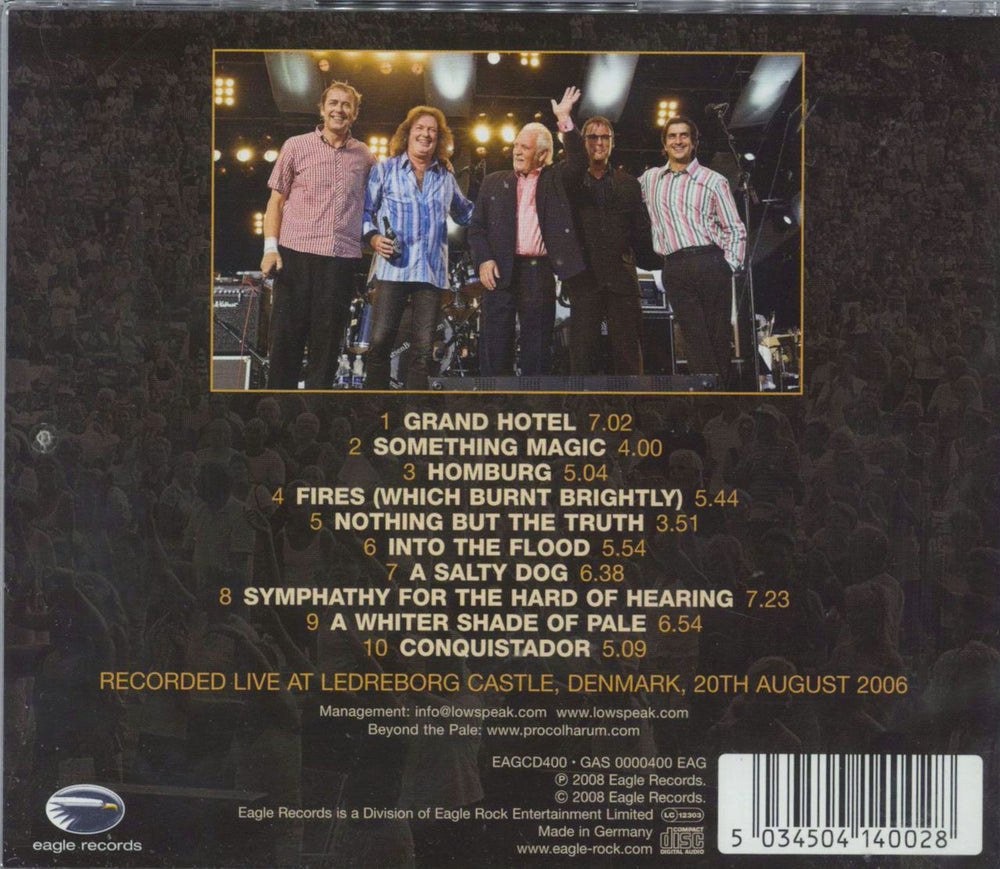 Procol Harum In Concert With... UK CD album (CDLP) 5034504140028