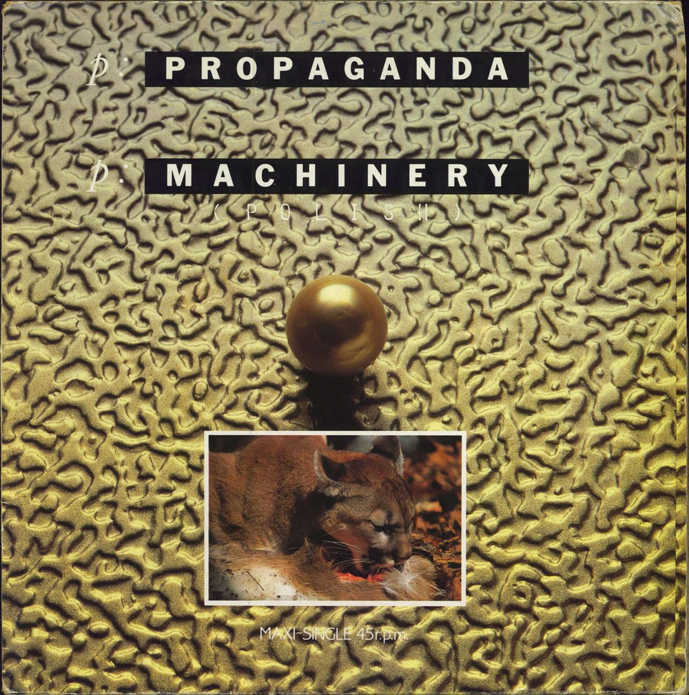 Propaganda P:machinery Spanish 12" vinyl single (12 inch record / Maxi-single) 12ZTAS12