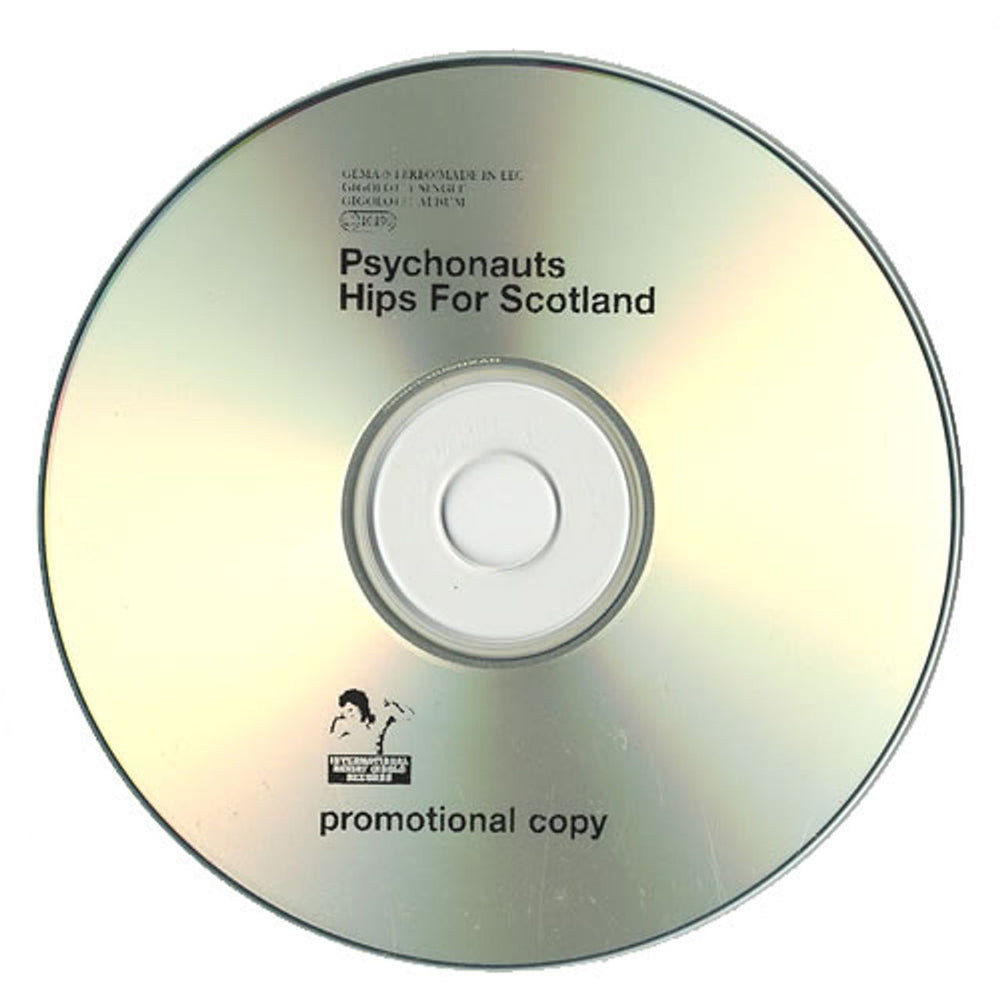 Psychonauts Hips For Scotland UK Promo CD-R acetate CD-R ACETATE