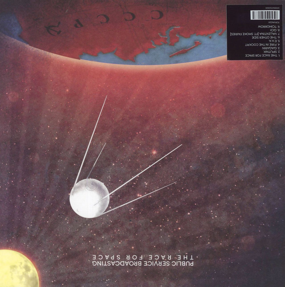 Public Service Broadcasting The Race For Space - Clear Vinyl UK vinyl LP album (LP record) 5055869501835