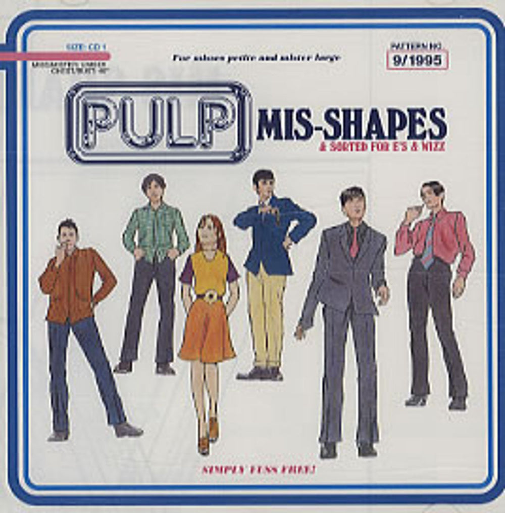 Pulp Mis-shapes UK CD single (CD5 / 5") CID620