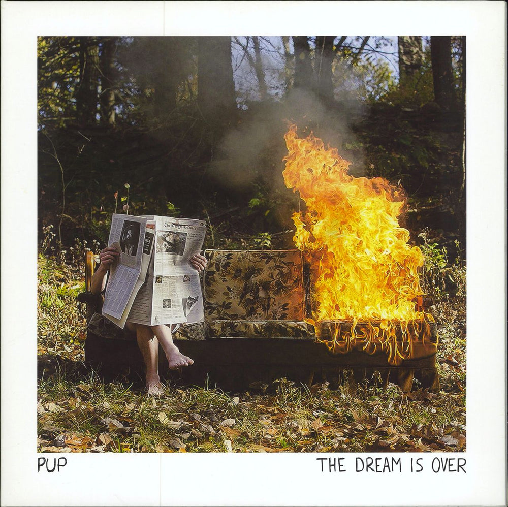 Pup The Dream Is Over - 4th - Clear / Green Splatter US vinyl LP album (LP record) SD1615-1