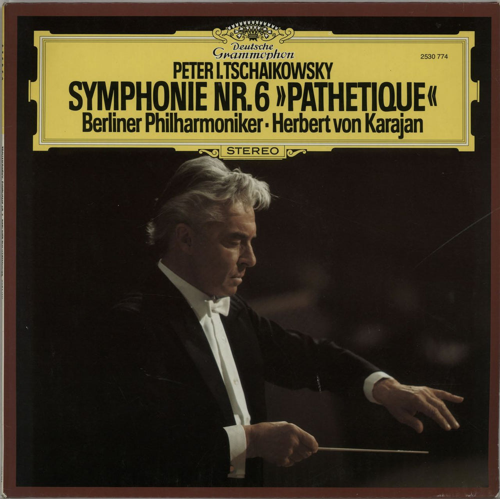 Pyotr Ilyich Tchaikovsky Symphonie Nr. 6 'Pathetique' German vinyl LP album (LP record) 2530774