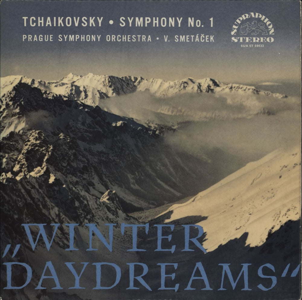 Pyotr Ilyich Tchaikovsky Symphony No. 1 "Winter Daydreams" Czech vinyl LP album (LP record) SUAST50033