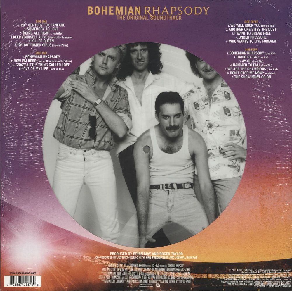 Queen Bohemian Rhapsody OST - RSD19 - Sealed UK picture disc LP (vinyl picture disc album) 602567988762