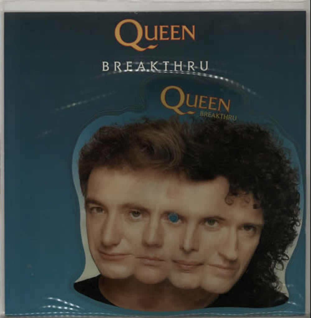 Queen Breakthru UK shaped picture disc (picture disc vinyl record) QUEENPD11