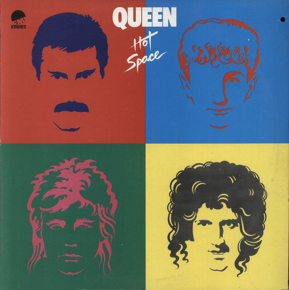 Queen Hot Space Colombian Promo vinyl LP album (LP record) 11907