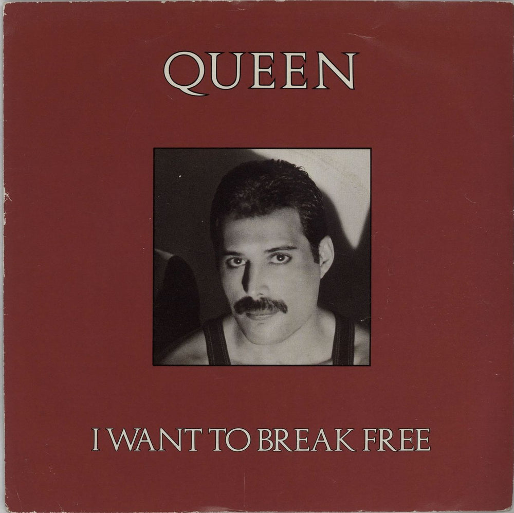 Queen I Want To Break Free - Freddie Mercury - Solid UK 7" vinyl single (7 inch record / 45) QUEEN2