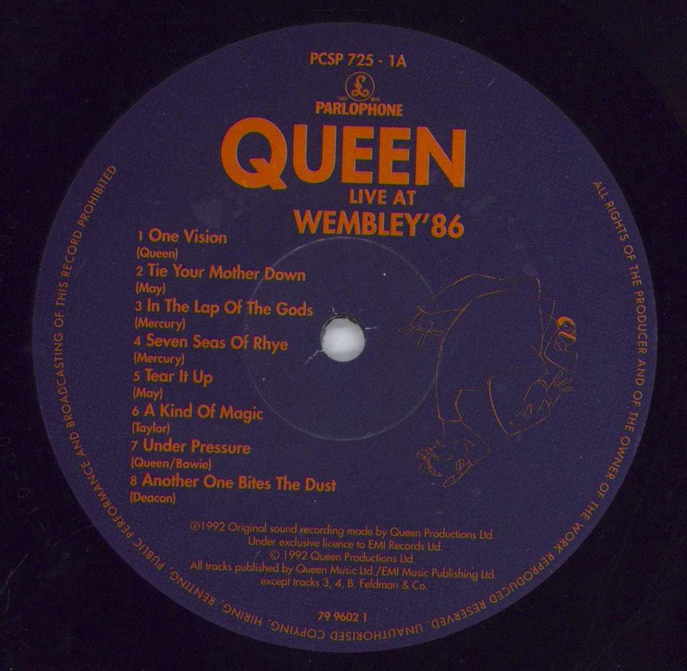 Queen Live At Wembley '86 UK 2-LP vinyl record set (Double LP Album) QUE2LLI214462