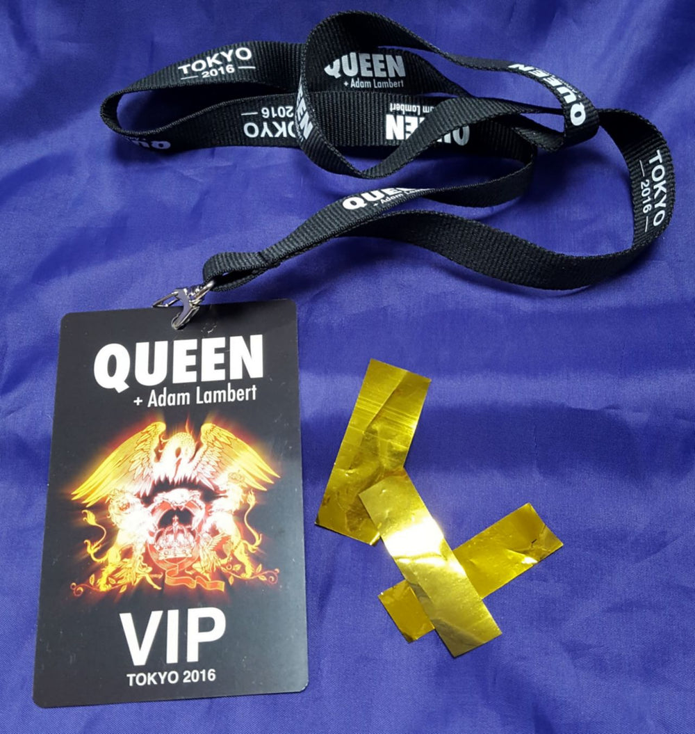 Queen VIP Tokyo 2016 Japanese tour pass VIP PASS