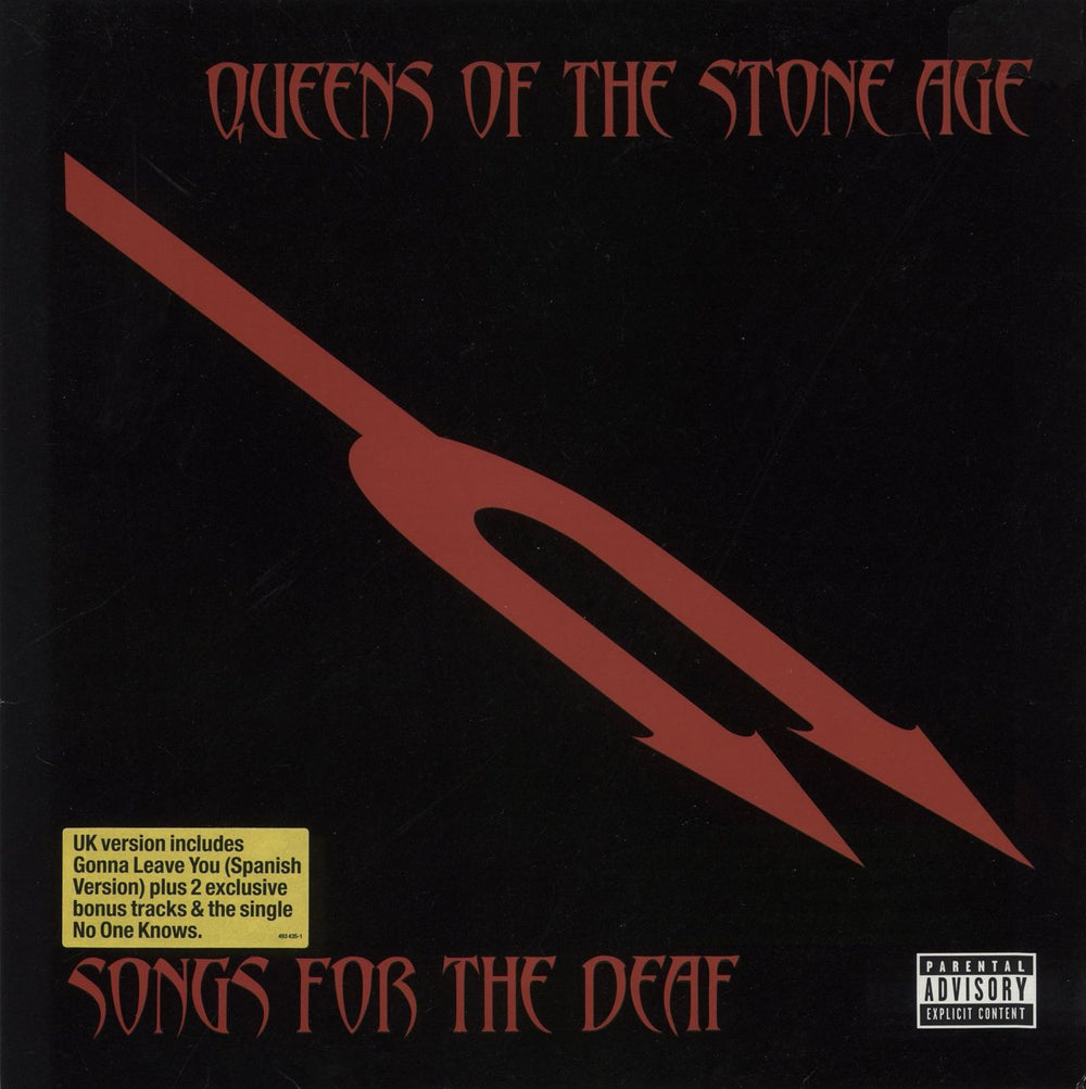 Queens Of The Stone Age Songs For The Deaf + Hype Sticker UK 2-LP vinyl record set (Double LP Album) 4934351