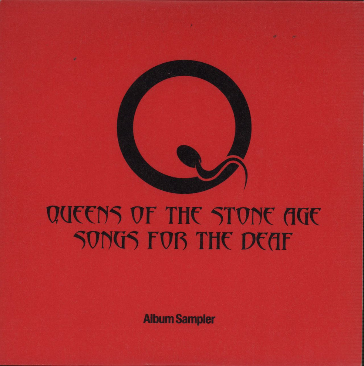 Queens Of The Stone Age Songs For The Deaf UK Promo CD single