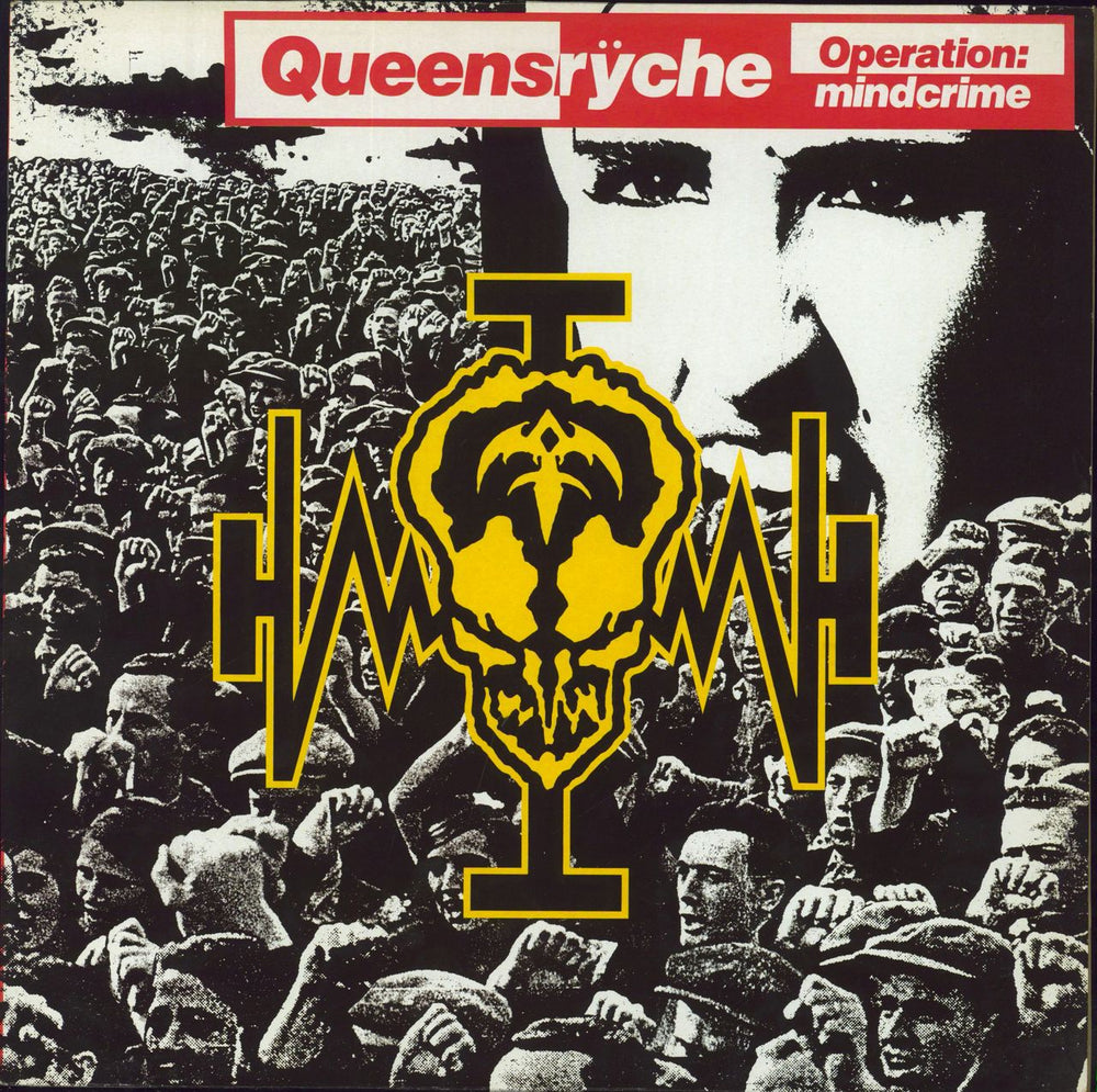 Queensryche Operation: Mindcrime - EX UK vinyl LP album (LP record) MTL1023