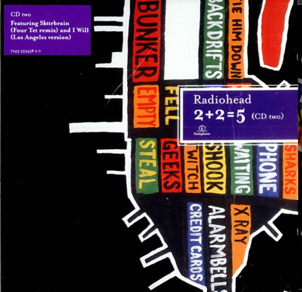 Radiohead 2+2=5 - Two Plus Two Equals Five UK 2-CD single set (Double CD single) R-H2STW264063