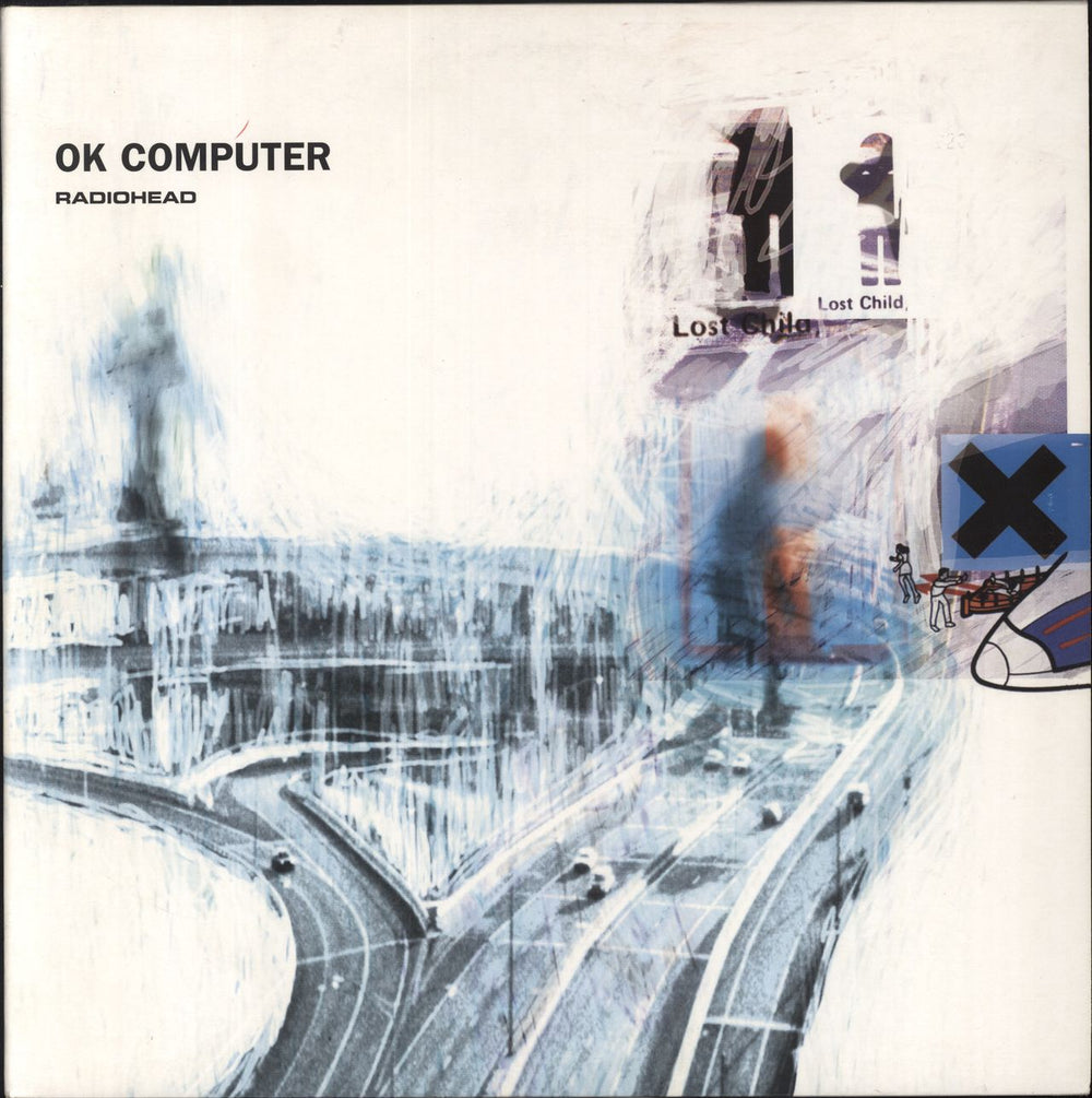 Radiohead OK Computer - 180gm UK 2-LP vinyl record set (Double LP Album) NODATA02