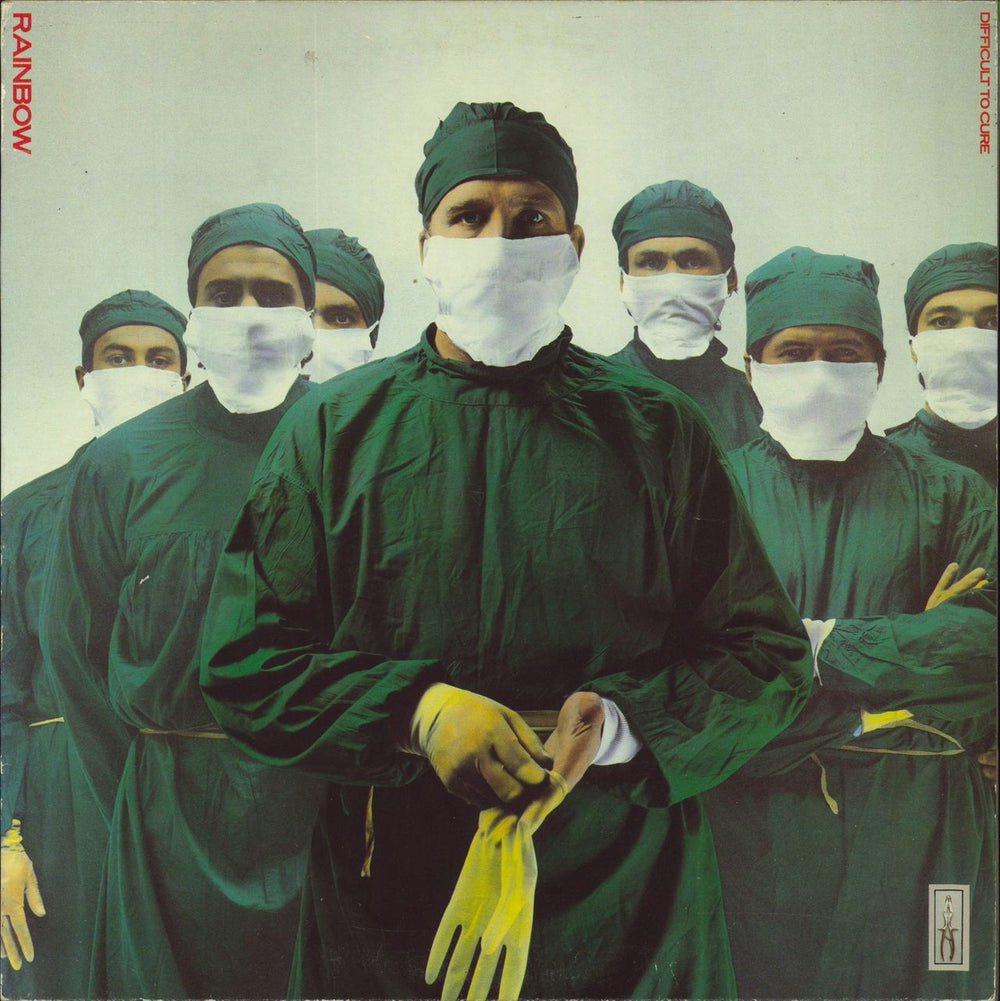 Rainbow Difficult To Cure - France UK vinyl LP album (LP record) POLD5036