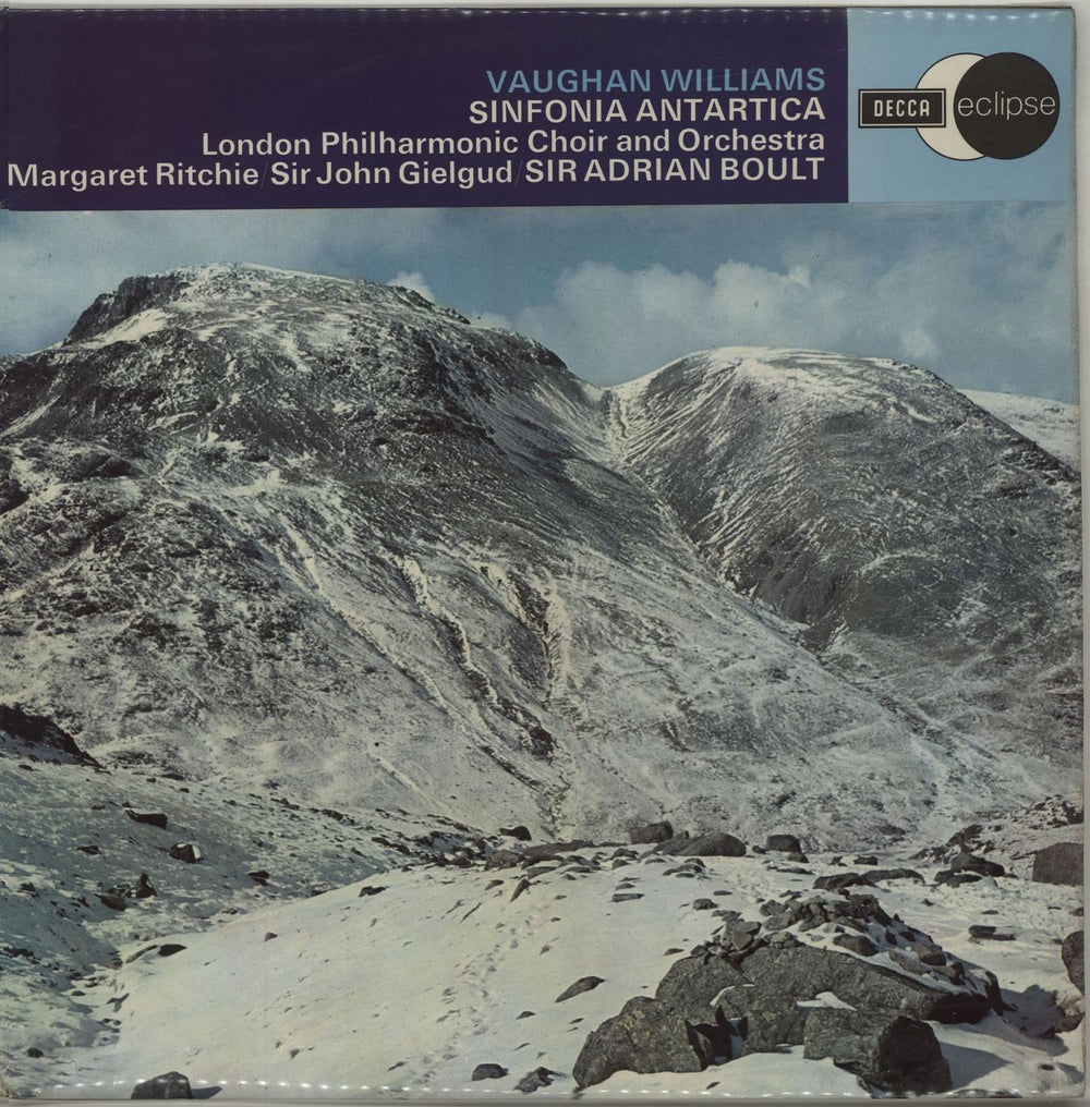 Ralph Vaughan Williams Sinfonia Antartica - EX UK vinyl LP album (LP record) ECS577