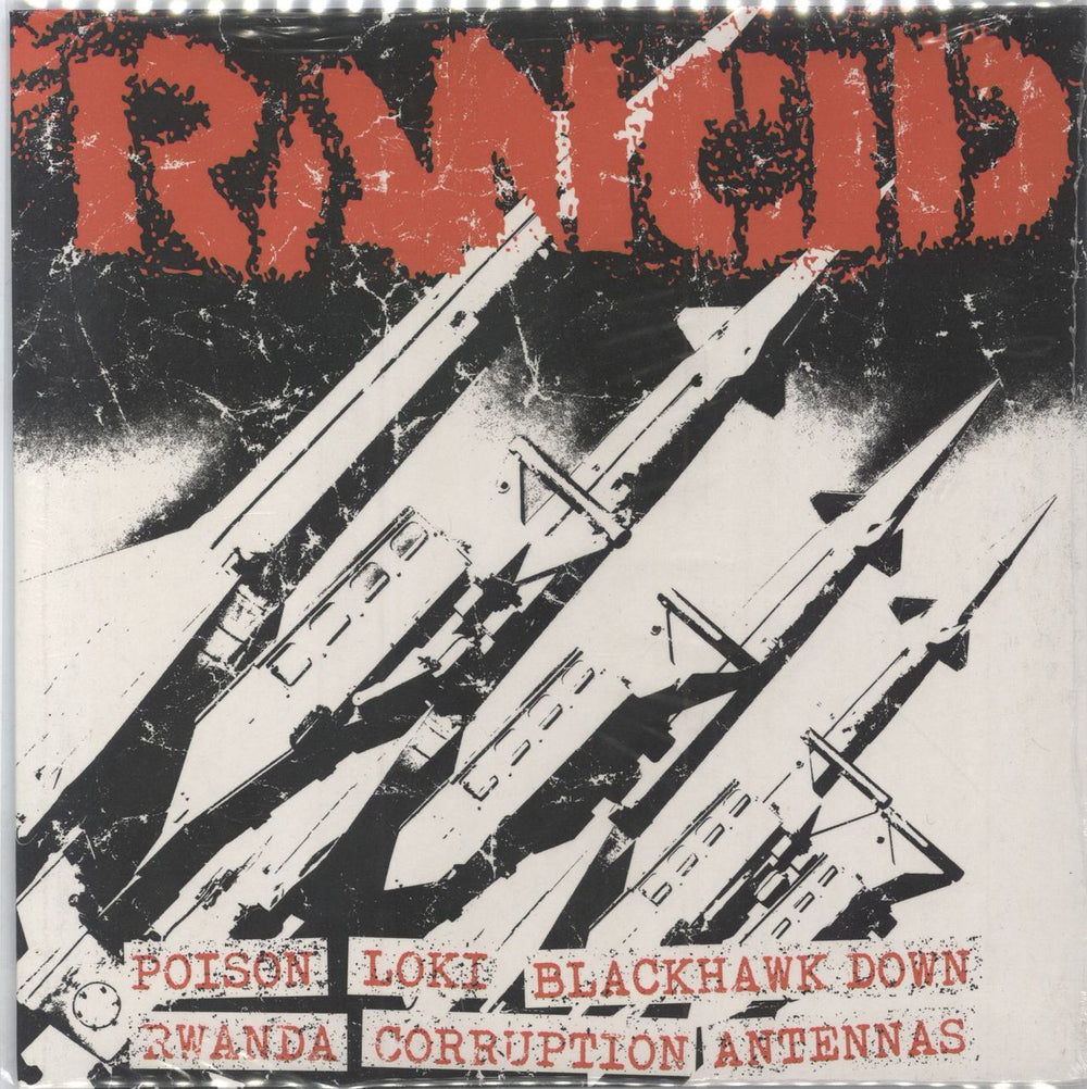 Rancid Poison/ Loki/ Blackhawk Down/ Rwanda/ Corruption/ Antennas - Sealed US 7" vinyl single (7 inch record / 45) PPR065CD