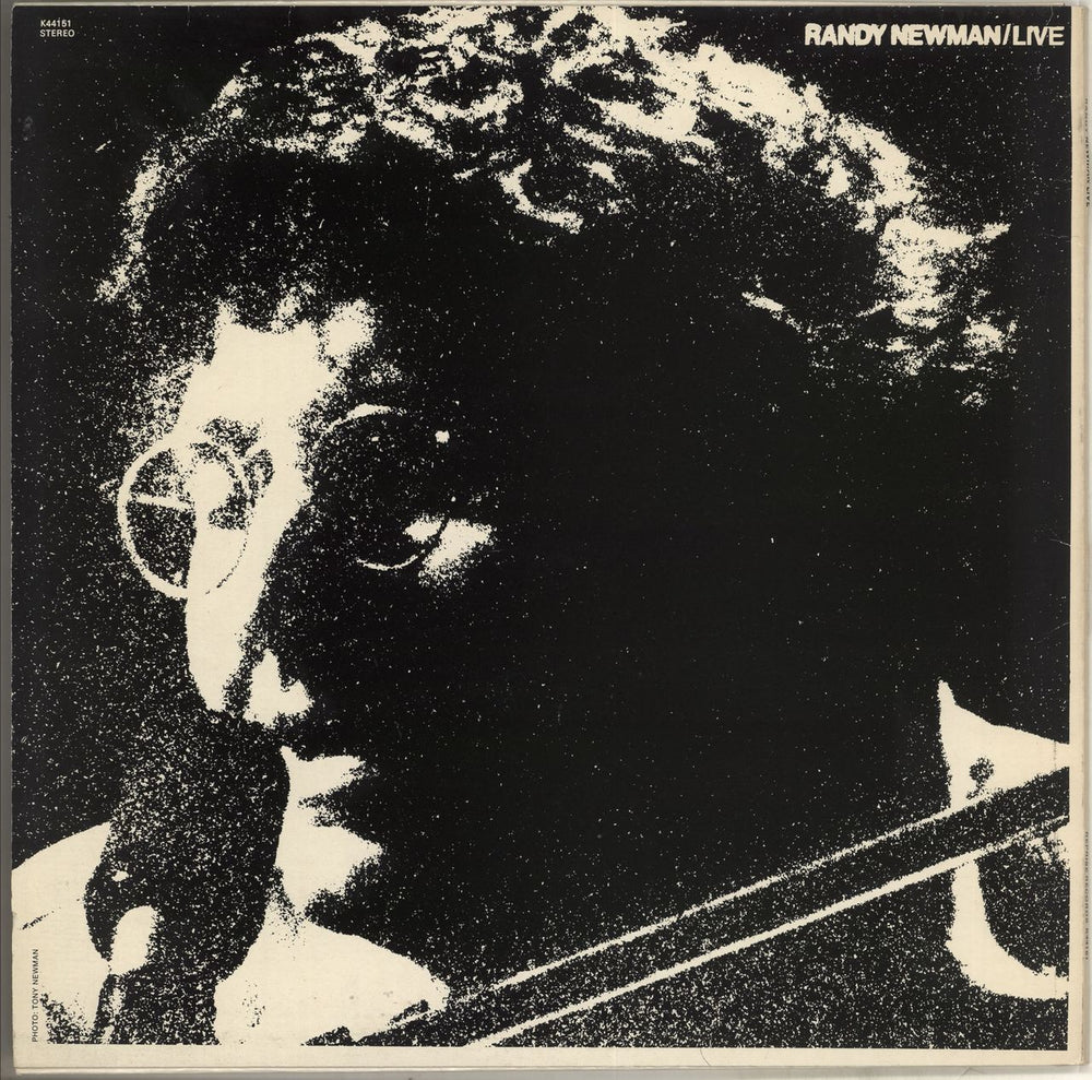 Randy Newman Live UK vinyl LP album (LP record)