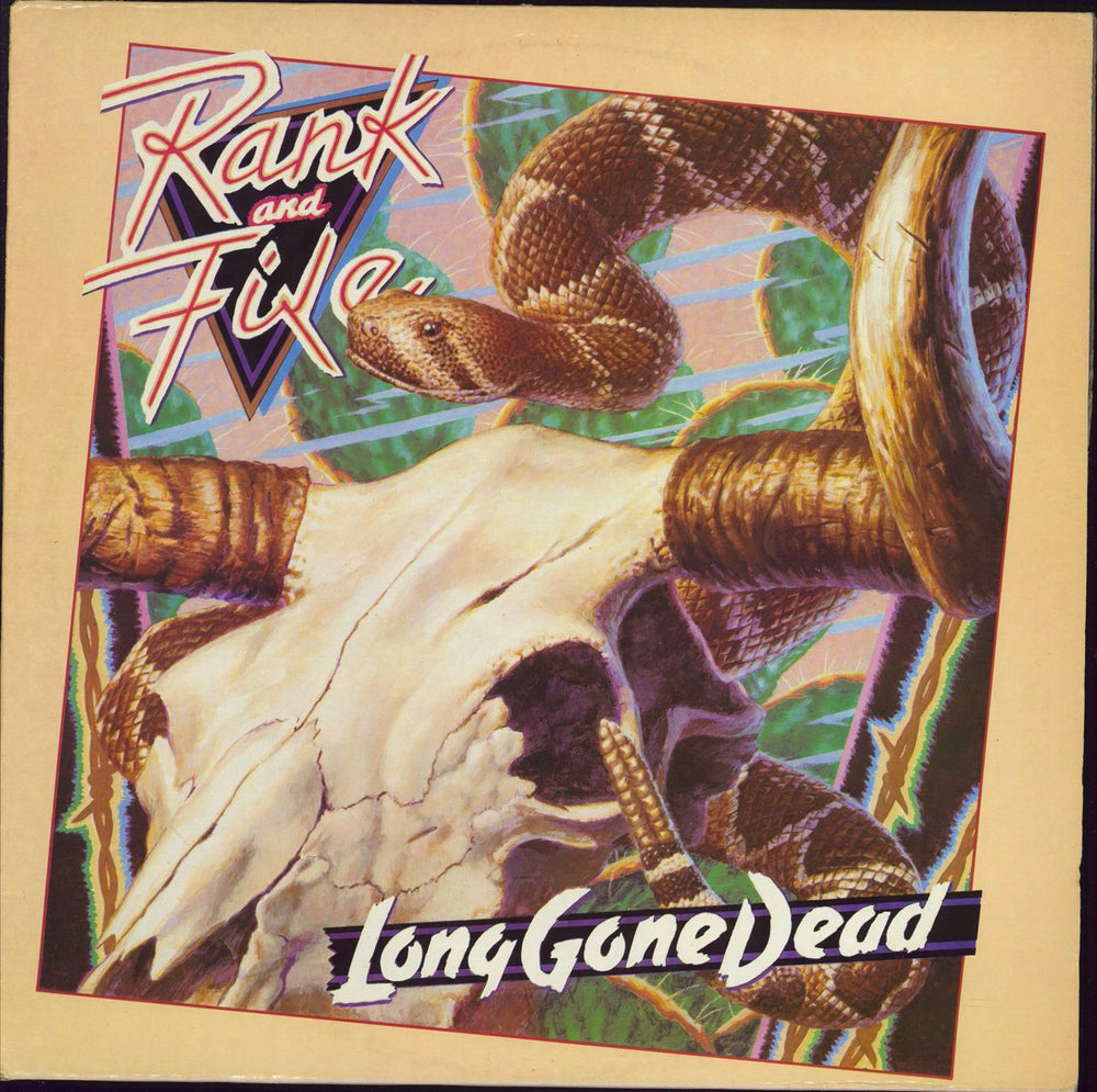 Rank And File Long Gone Dead UK vinyl LP album (LP record) SLAP2