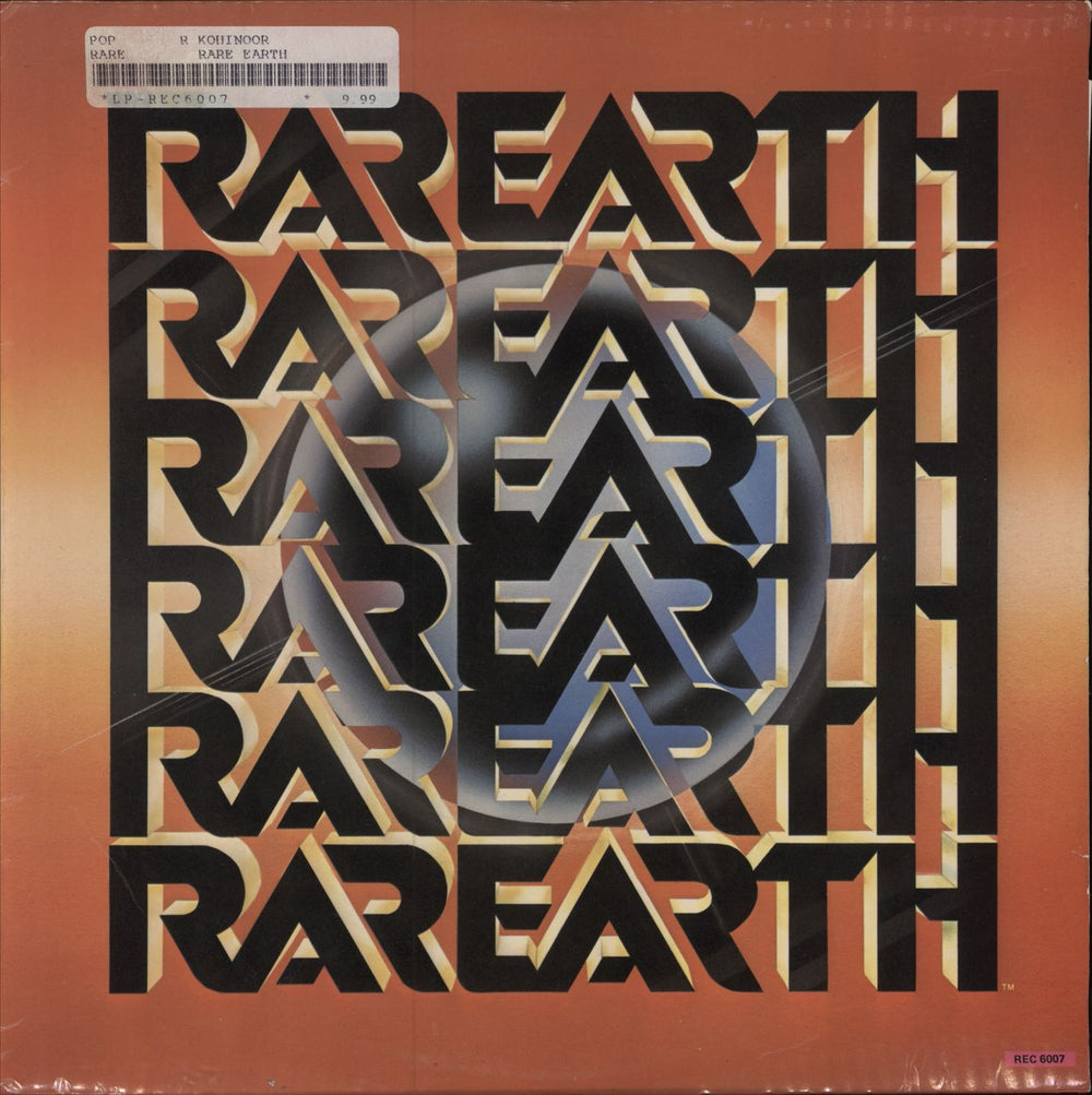 Rare Earth Rarearth South African vinyl LP album (LP record) REC6007