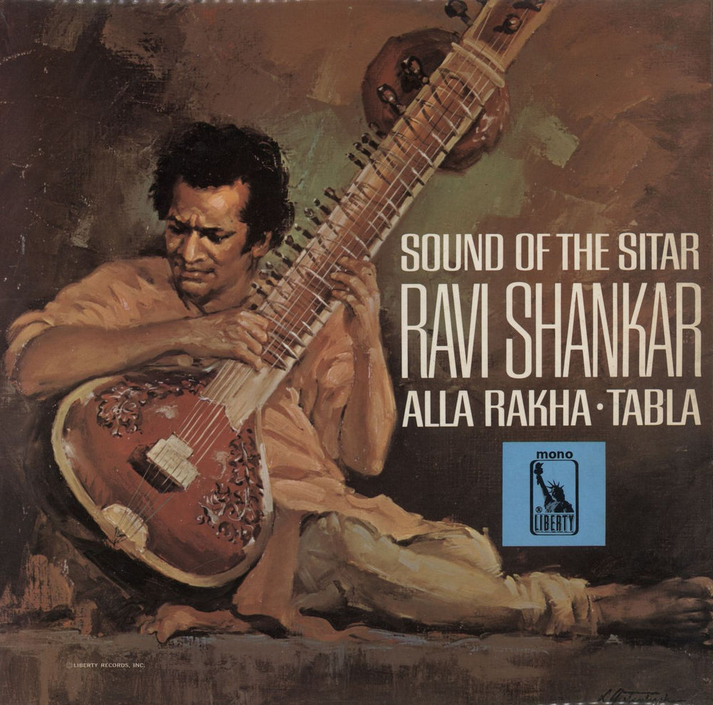 Ravi Shankar Sound Of The Sitar UK vinyl LP album (LP record) LBL83080E