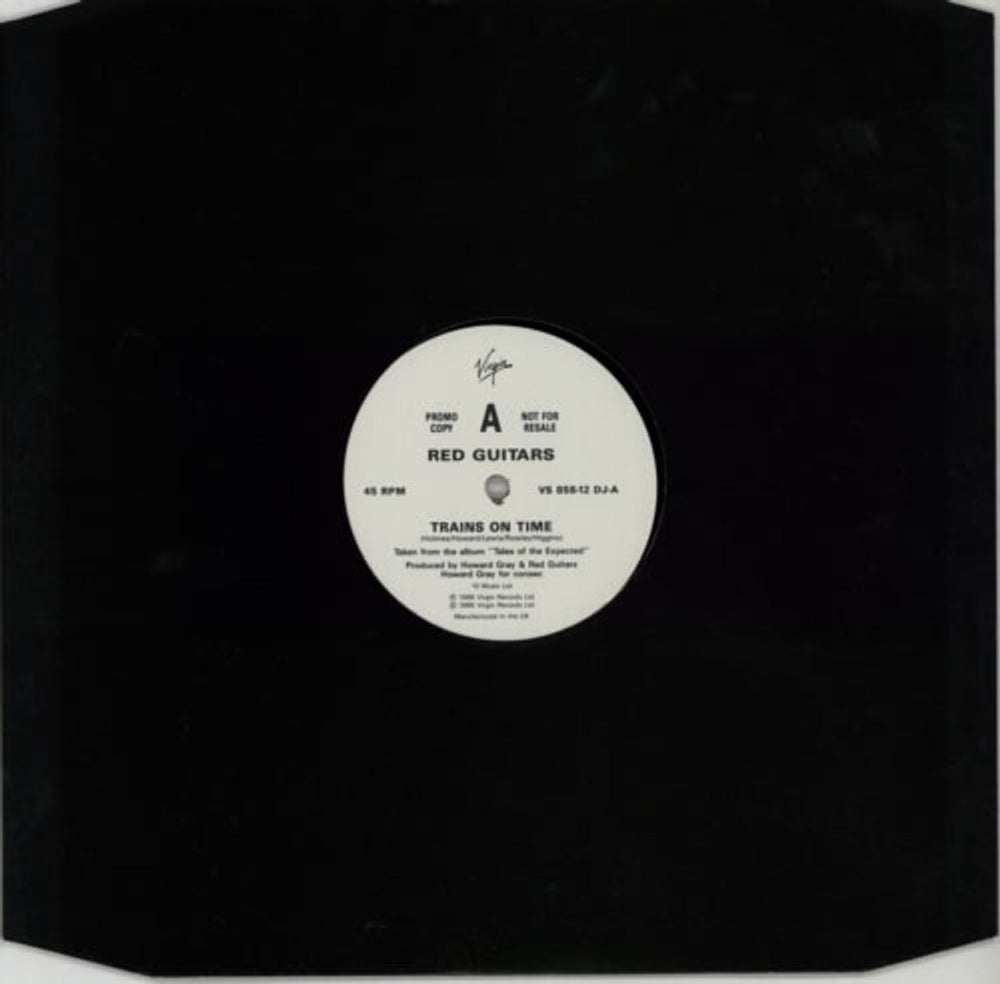 Red Guitars Trains On Time UK 12" vinyl single (12 inch record / Maxi-single) VS858-12DJ