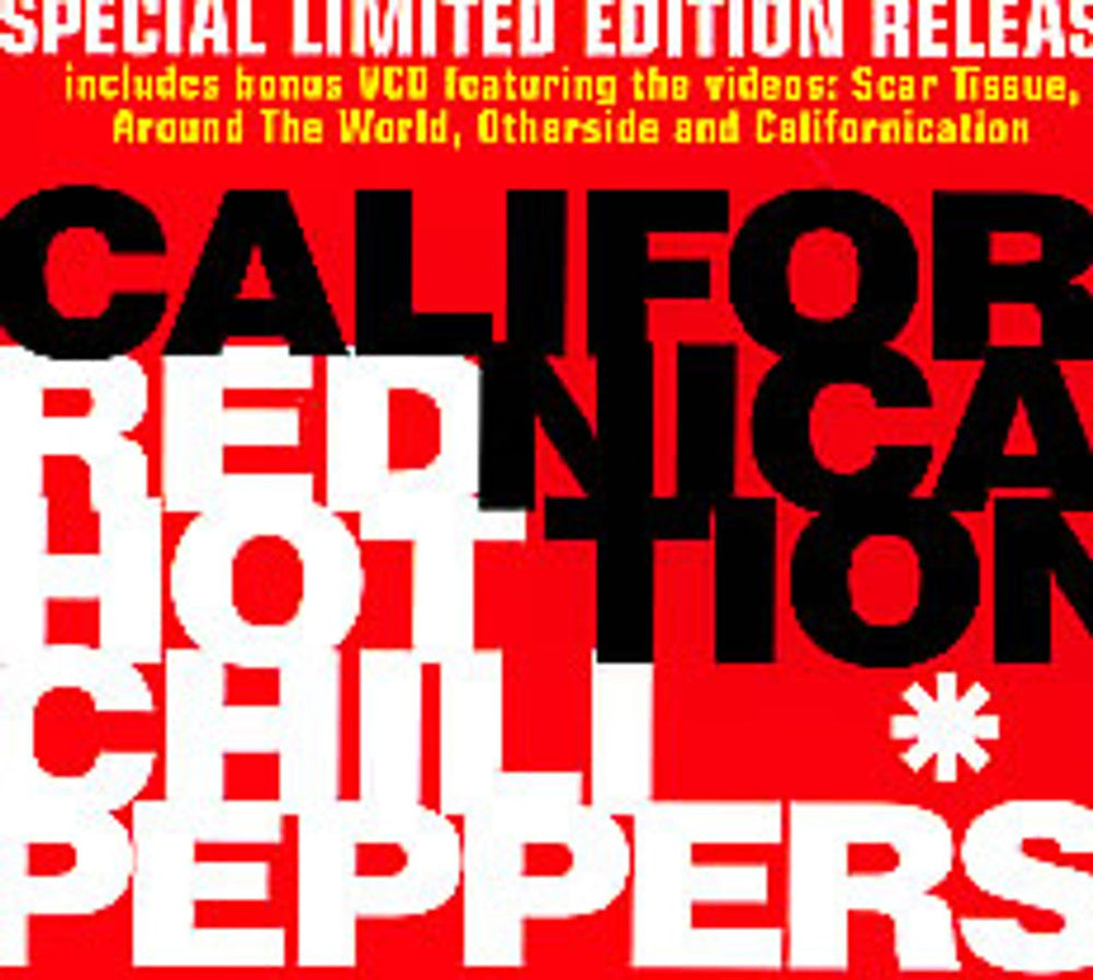 Red Hot Chili Peppers Californication + VCD Korean 2 CD album set (Double CD) 47868-2