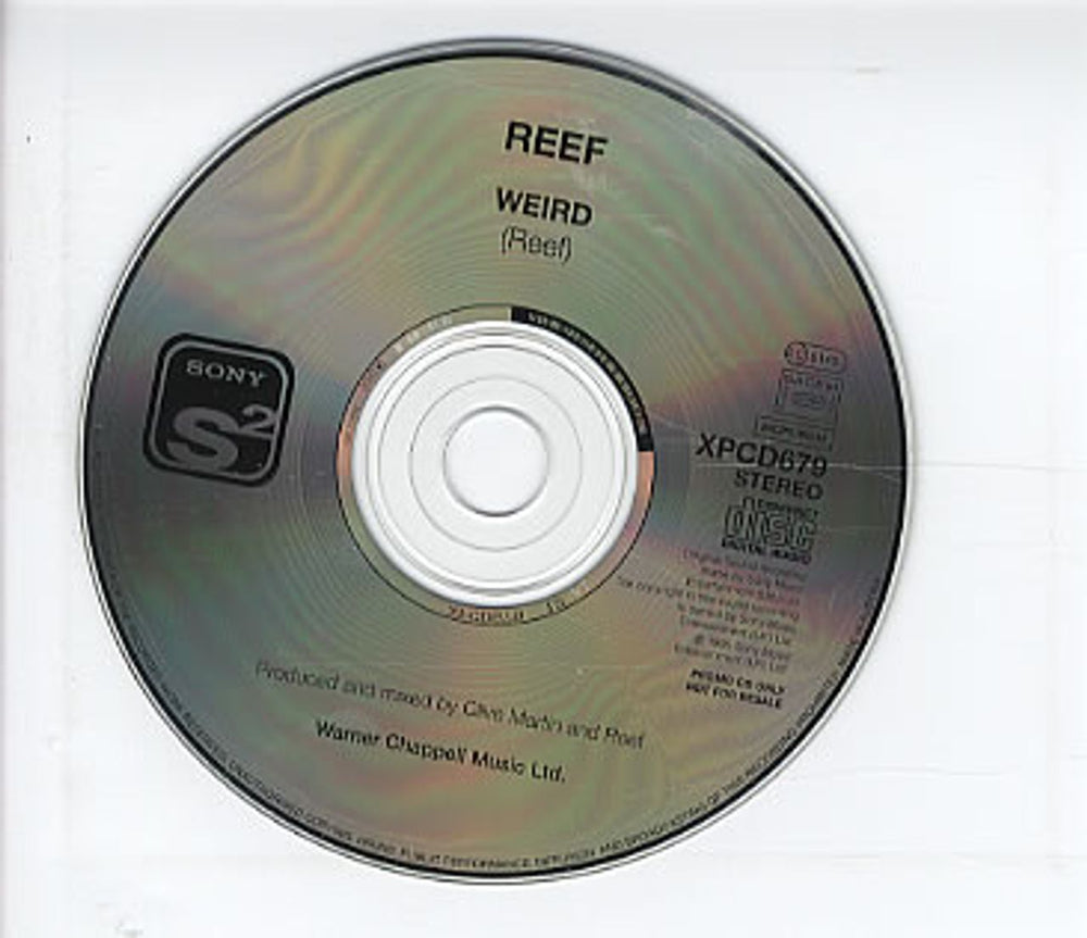 Reef Weird UK Promo CD single (CD5 / 5") XPCD679